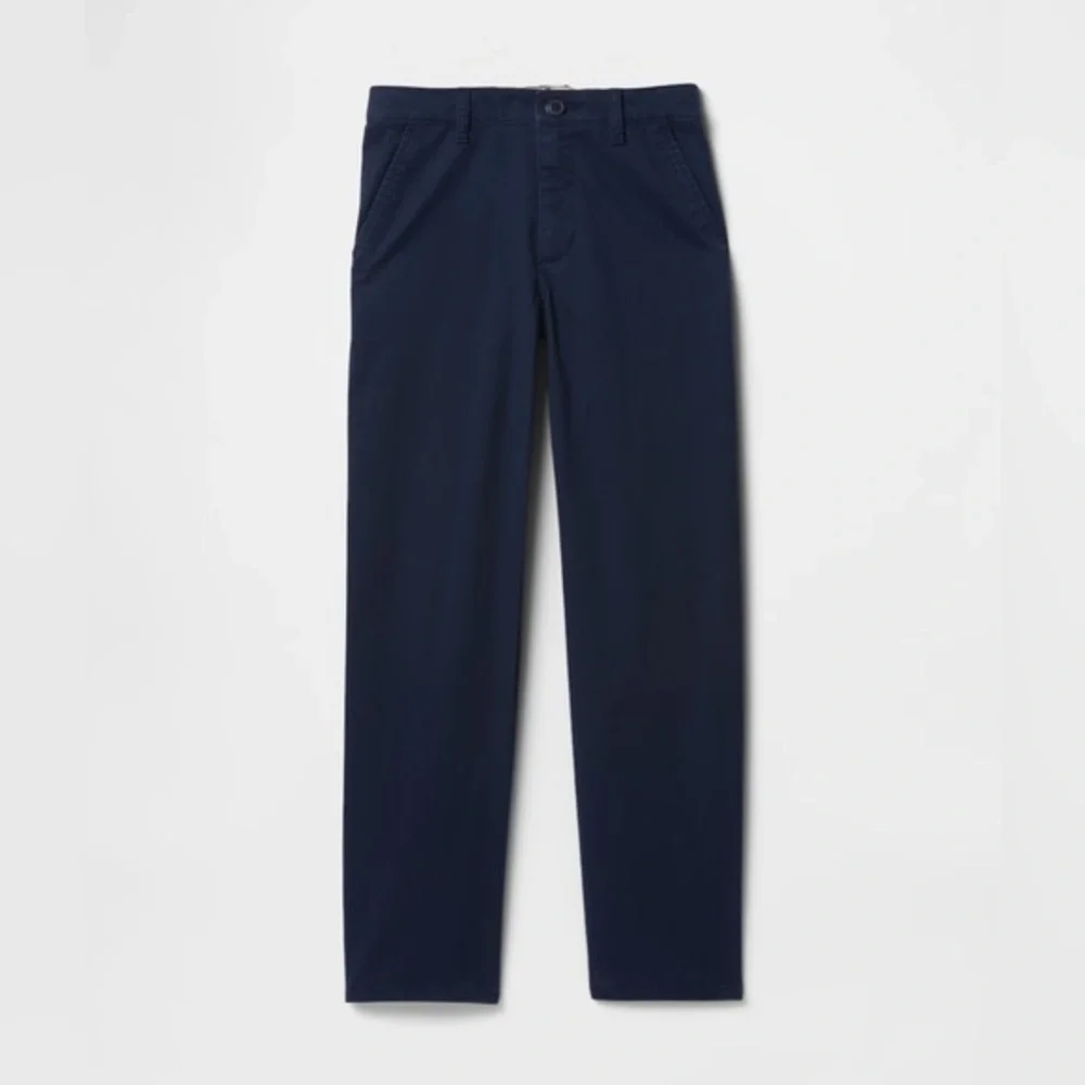 New GAP Boy’s Navy Blue Uniform Pants Chinos Size 10 Husky NWT
